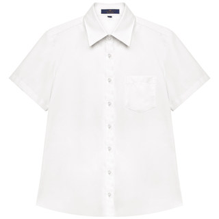 短袖衬衫白色基础款 心脏地震jk制服女百搭衬衣dk春夏学生上衣