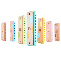 (Self-operated) German Hape childrens harmonica toddler music beginner baby harmonica wooden musical instrument toy