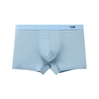 Sanfu men's cool quick-drying underwear simple and light english waistband antibacterial bottom crotch boxer briefs 498072