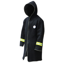 Firefighting household fireproof cloak flame retardant insulation fire blanket clothes cloak fire blanket mask fire escape equipment