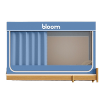 Strong blackout mosquito net special bed curtain for college dormitory one-piece universal all-inclusive closed bed curtain for bunk beds in dormitory