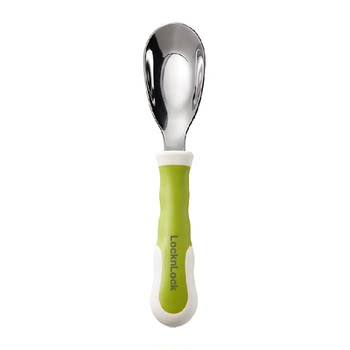 Lock&lock stainless steel feeding spoon baby eating spoon