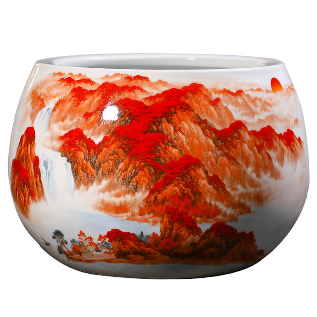 Jingdezhen ceramics bring good luck to the living room and bring wealth