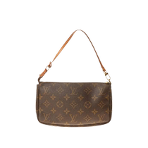 (Self-operated) Second-hand 95 new LV Louis Vuitton Brown Womens Portable Medium Mahjong Bag Vegetable Tanned Leather Update
