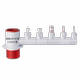 Kitchen sewer pipe tee front multi-function joint