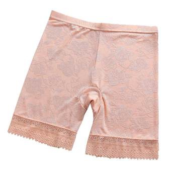 Ice silk jacquard high-waist large-size safety pants