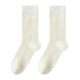 Anti-pilling women's cotton boneless socks head mid-tube socks