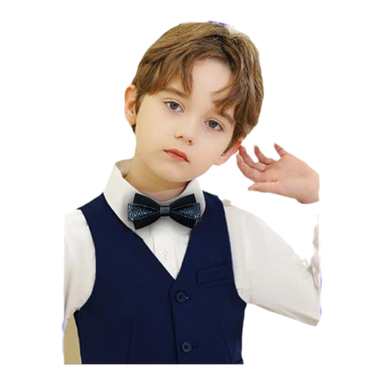 
Children's bow tie men's suit elementary school student host performs bow kids' shirt birthday tie