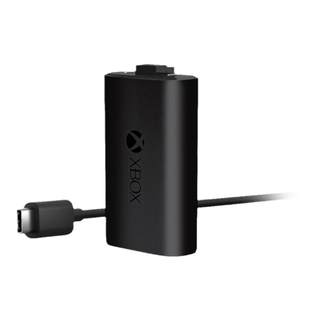 Conjunto de carga de sincronización del controlador inalámbrico xbox original de microsoft + batería recargable con mango de cable usb-c