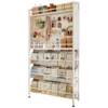 Door hole plate storage rack ultra-thin gap storage cabinet