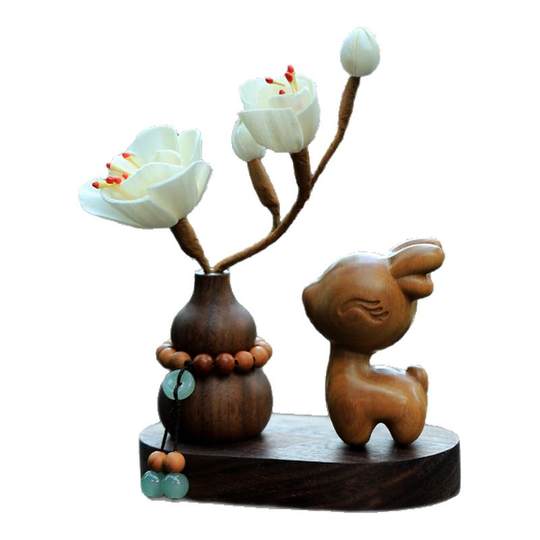 Зеленый сандал Yulu Ping An украшает интерьер автомобиля