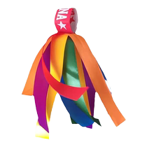 Come on for sports games creative props wrist ribbons artifact atmosphere childrens performance rainbow wrist flower performance