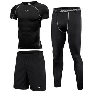 Schnell trocknender fitness-sportanzug zum laufen, große größe 7a, antibakteriell