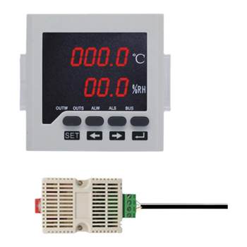 Temperature and humidity controller with multiple sensors to choose from