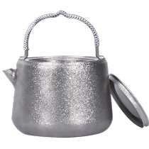 Silver ant pure titanium kettle outdoor camping tea kettle camping portable tea kettle open fire kettle tea set