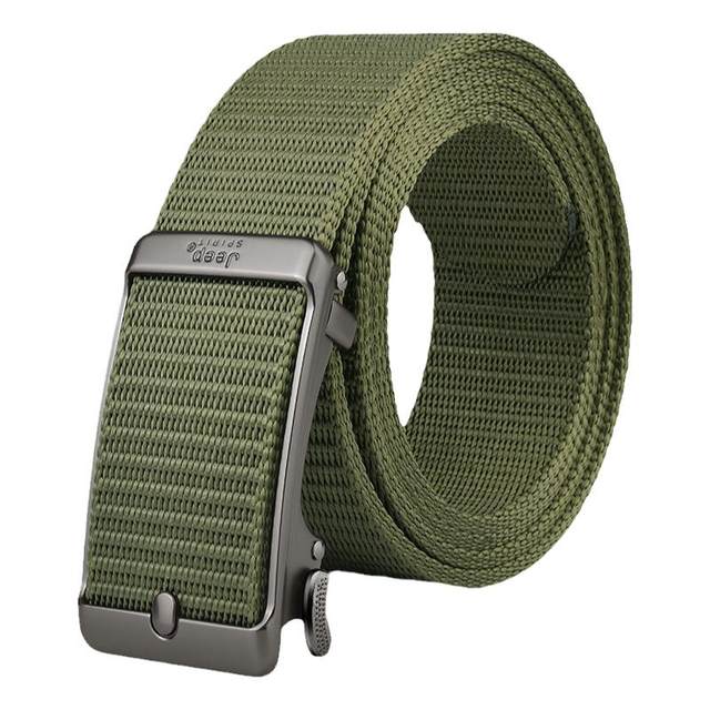 Brand authentic automatic buckle canvas belt versatile Brand authentic automatic buckle canvas belt versatile