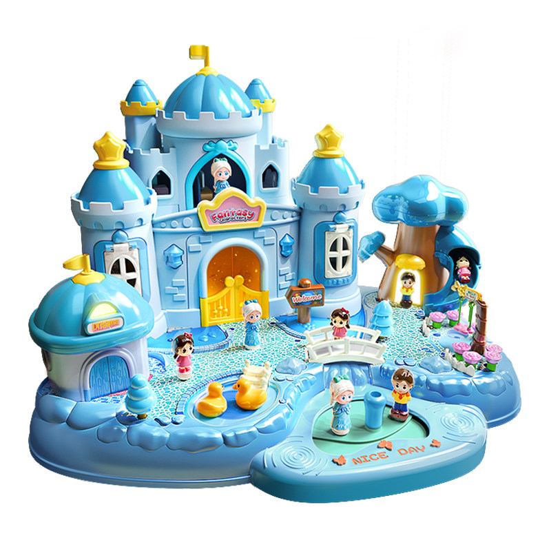 Girls Elsa Princess Toy Gift & Magnetic Castle
