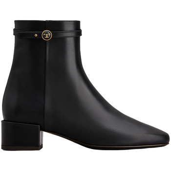 Tod s official authentic 2025 autumn and winter new women's leather ankle boots simple boots casual fashion women's boots