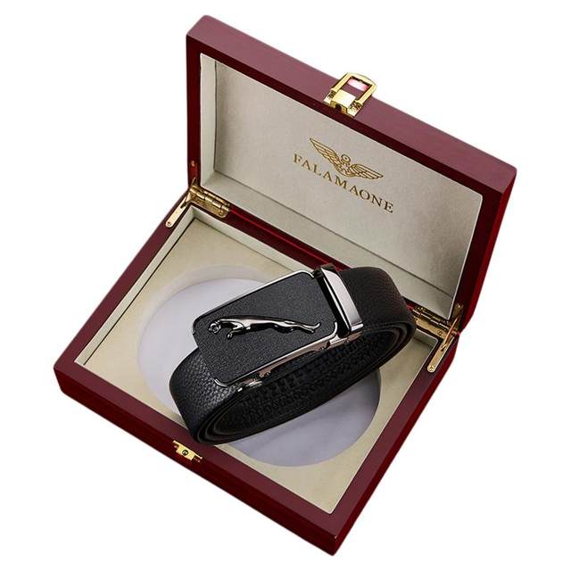 Falai Armani belt men's automatic buckle leather belt