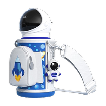 Beingmate childrens thermos cup personalized portable straw cup 500ml kindergarten kettle astronaut 316 stainless steel