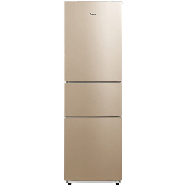 Midea household air-cooled frost-free three-door double-door refrigerator