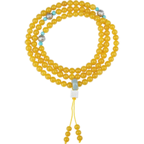 Potala Palace old beeswax six-character mantra 108 beeswax bracelets for women simple rosary multi-circle bracelet