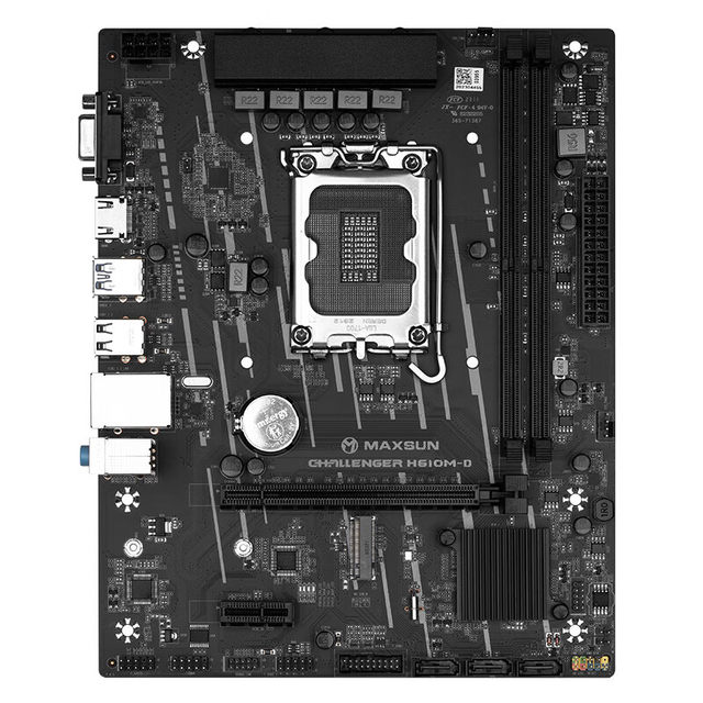 Maxsuan MS-Challenger H610M-D computer gaming motherboard supports D4 CPUIntel H610/LGA1700