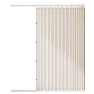 浴室隔断浴帘免打孔折叠防水防霉高档卫生间淋浴干湿分离遮挡挂帘