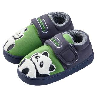 巴拉巴拉儿童棉鞋男童冬季宝宝室内家居毛毛鞋小孩加厚包跟棉拖鞋