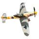 Proportional alloy aircraft model World War II German bf109
