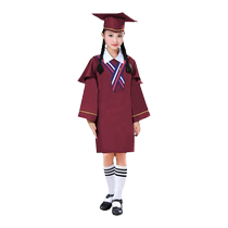 Childrens Doctoral Clothes Graduation Gowns for Primary School Students Kindergarten Graduation Season Photos Little Doctoral Hats Childrens Bachelors Clothes