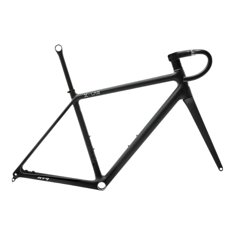 X-LAB喜德盛RT9碳纖維公路車架組 黑武士科幻銀車架