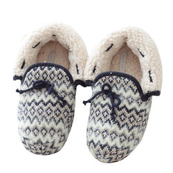 Silent floor imitation sherpa home indoor women's winter confinement shoes all-inclusive cotton slippers home shoes to keep warm