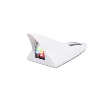 Shark fin antenna flash light solar car decoration fish fin light universal roof anti-rear-fin radio modification