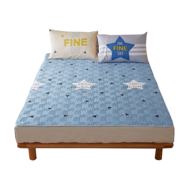 Customized cotton bed cover three-piece set tatami mat anti-slip