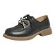 TATA British Commuting Oxford Shoes Women's Shoes Deep Mouth Single Shoes Small Leather Shoes 2025 Spring New CYM02AM5