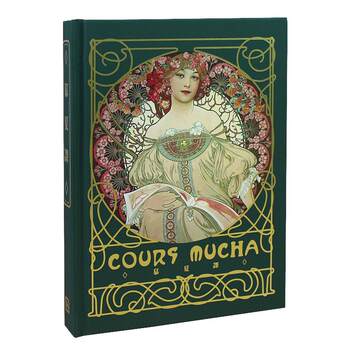[Gift of Mucha Coloring Cards]Mucha Course Mucha Course Illustration Collection Art Book Cours Mucha Master Painting Art World Famous Painting Collection Works