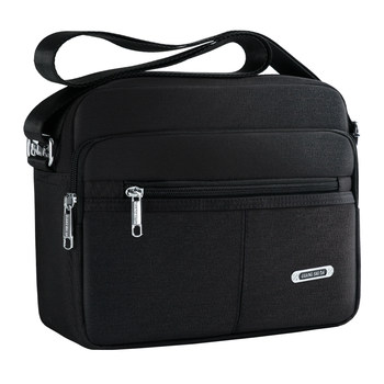 Casual style horizontal crossbody shoulder bag waterproof oxford