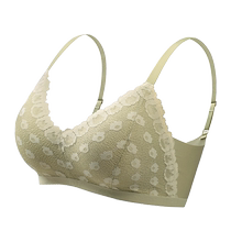 Catman underwear womens push-up small breasts anti-sagging top-up bra without steel ring to control side breasts sexy lace beautiful back bra