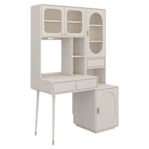 Ouya Yijia French cream style simple dressing table desk computer table modern bedroom storage cabinet integrated high-end