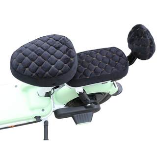 秋冬电动车座套加绒加厚雅迪爱玛电动自行车通用坐垫电瓶车保暖罩