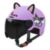 3C Certified Electric Vehicle Helmet for Boys and Girls Summer Sun Protection Cute A Kurome All-Season Safety Hat for Children