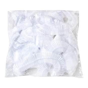 Tight mouth disposable dining table cloth thickened elastic band round table rectangular transparent table cloth dining table anti-slip cover for household use