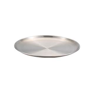 Luteng 304 stainless steel picnic plate is sturdy and durable