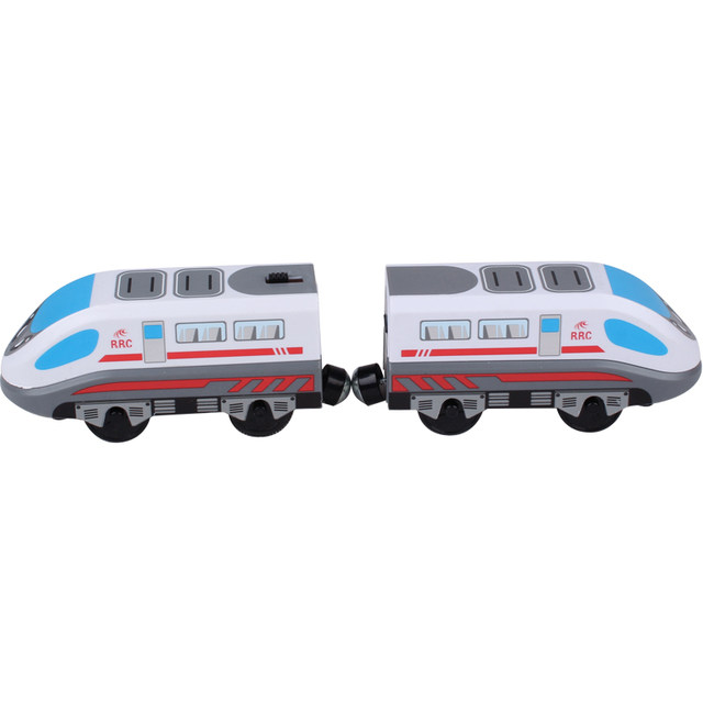 Electric train wooden tracks