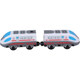 Electric train wooden tracks