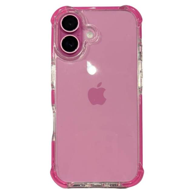 Apple Apple 16 rose pink anti-collision airbag soft edge