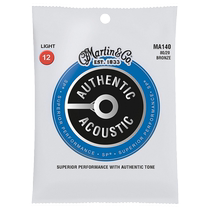 Martin Martin Chaînes Qin MA540T D220 Guitar Strings Phosphore Bronze Ballad Guitar Guitare Genre jeu universel de 6