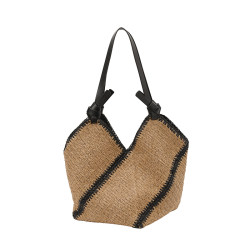 Handwoven Bag for Women 2026 New Spring and Summer Popular Beach Vacation Shoulder Bag Large Capacity Straw Tote Bag