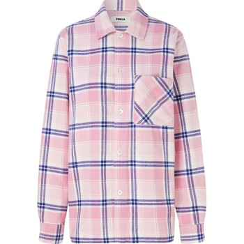 Tekla summer ຊຸດນອນເສື້ອ flannel ຂອງແມ່ຍິງ plaid